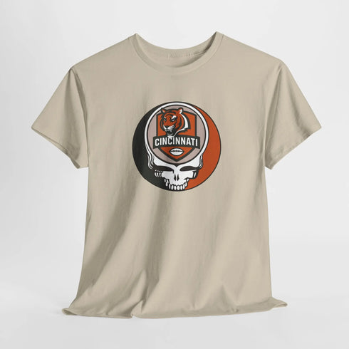 Grateful Dead - Cincinnati Bengals Stealie Unisex T-Shirt - NFL - StealieShop